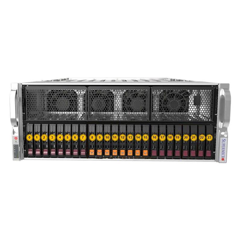 Supermicro AS-4125GS-TNRT1 4U GPU A+ Barebone Single AMD EPYC 9004 And 9005 Series Processors