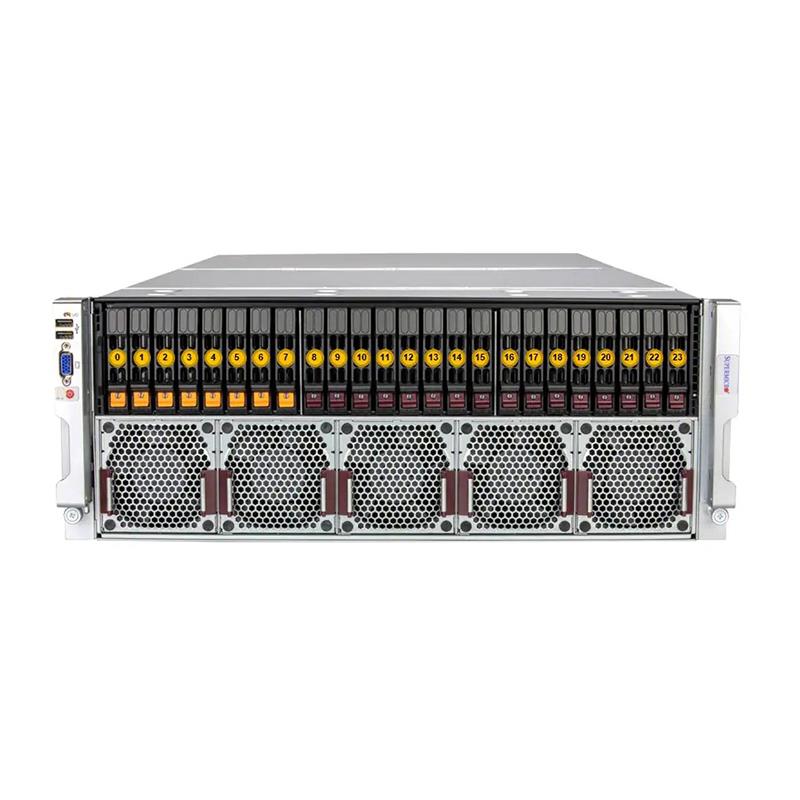 Supermicro AS-4145GH-TNMR 4U GPU A+ Barebone Powered by Quad AMD Instinct MI300A Accelerated Processing Units (APUs)