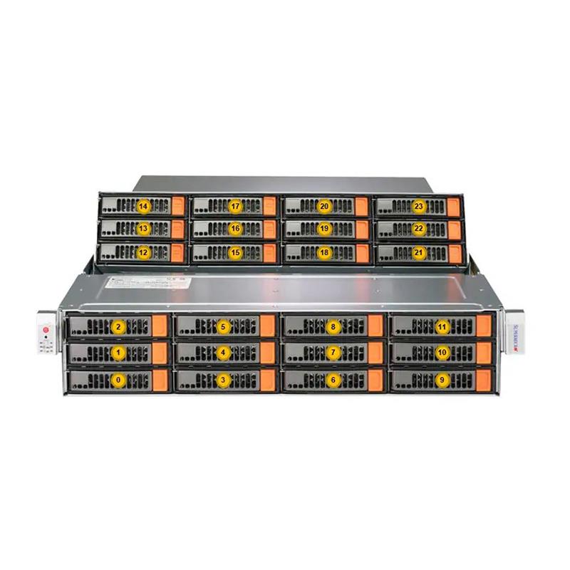 Supermicro SSG-620P-E1CR24H 2U Storage Barebone Dual Intel Xeon Scalable Processors 3rd Generation