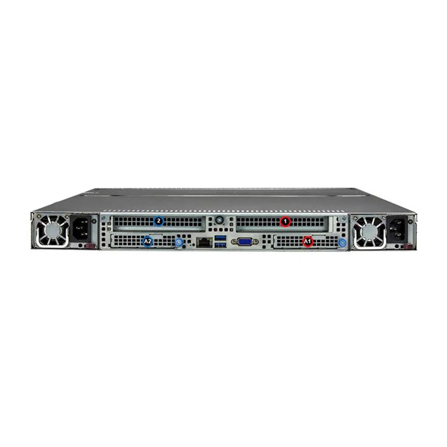 Supermicro SSG-121E-NES24R Storage 1U Barebone Dual Intel Xeon Scalable Processors 5th/4th Generation