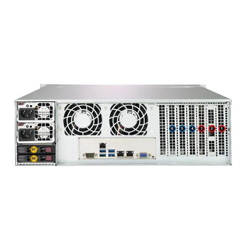 Supermicro SSG-631E-E1CR16L 3U Storage Barebone Dual Intel Xeon Scalable Processors 5th and 4th Generation