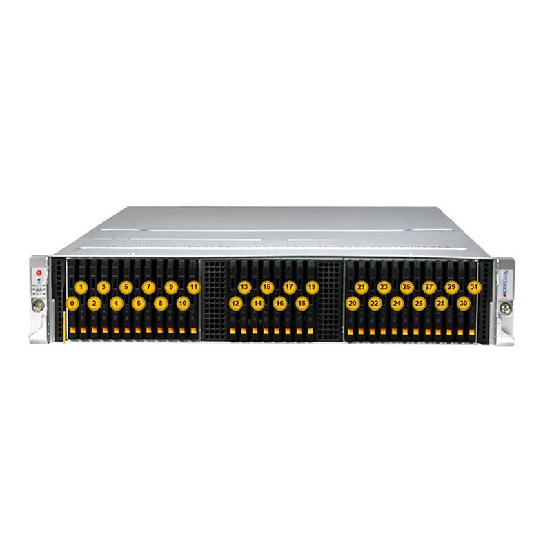 Supermicro ASG-2115S-NE332R Storage 2U Barebone Single AMD EPYC 9004 / 9005 Series Processor