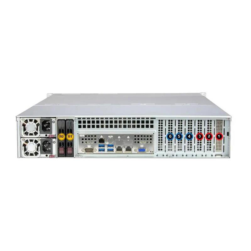 Supermicro SSG-621E-ACR16H 2U Enterprise Optimized Storage Barebone Dual Intel Xeon Scalable Processors 5th and 4th Generation