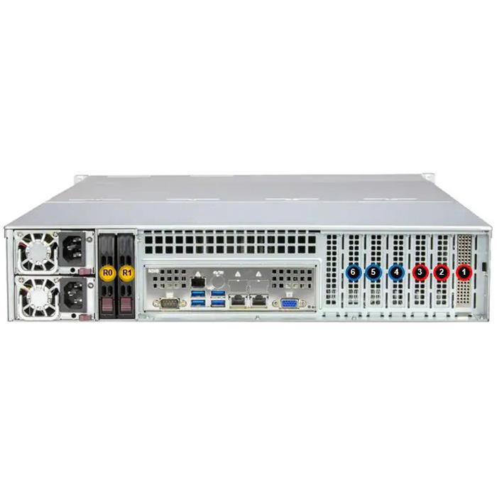 Supermicro SSG-621E-ACR12L 2U Storage Barebone Dual Intel Xeon Scalable Processors 5th and 4th Generation