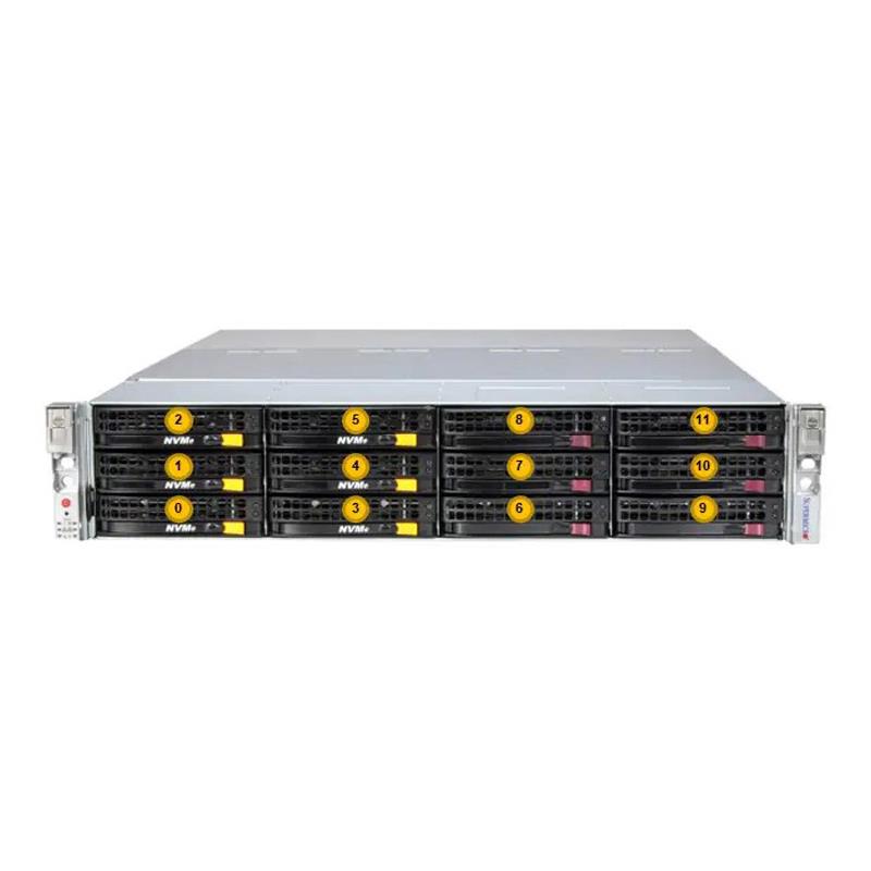 Supermicro SSG-621E-ACR16L 2U Storage Barebone Dual Intel Xeon Scalable Processors 5th and 4th Generation