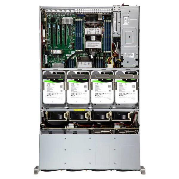 Supermicro SSG-621E-ACR16L 2U Storage Barebone Dual Intel Xeon Scalable Processors 5th and 4th Generation