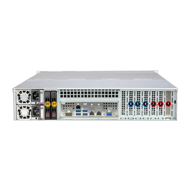 Supermicro SSG-621E-ACR16L 2U Storage Barebone Dual Intel Xeon Scalable Processors 5th and 4th Generation