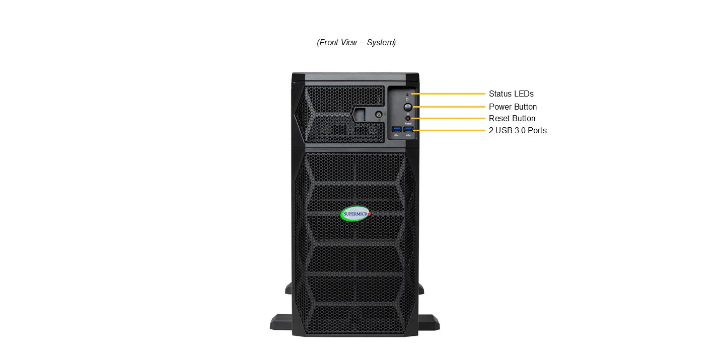 Ready to Ship - Supermicro ARS-511GD-NB-LCC-01-G2 Tower Or 5U AI Station