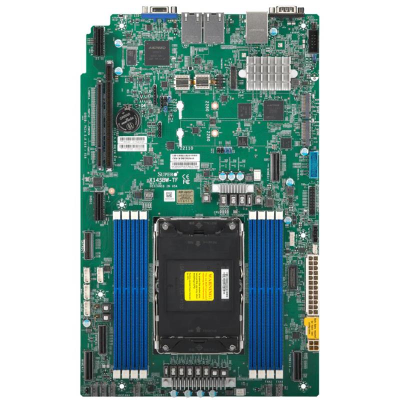 Supermicro SYS-112B-WN2T 1U IoT Barebone Single Intel Xeon 6700/6500 Series Processors With P-cores Or 6700 Series Processors With E-cores