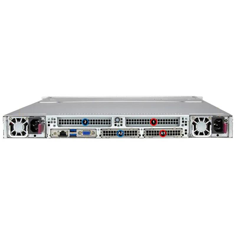 Supermicro SSG-122B-NE316R 1U Rackmount Storage Barebone Dual Intel Xeon 6700/6500 Series Processors With P-cores Or 6700 Series Processors With E-cores