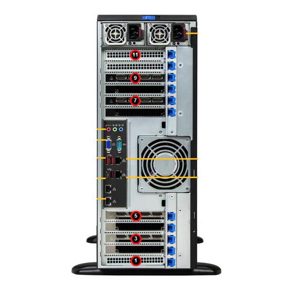 Supermicro SYS-542AW-TR 4U Rackmount Barebone Single Intel Xeon 600 Processor For Workstation