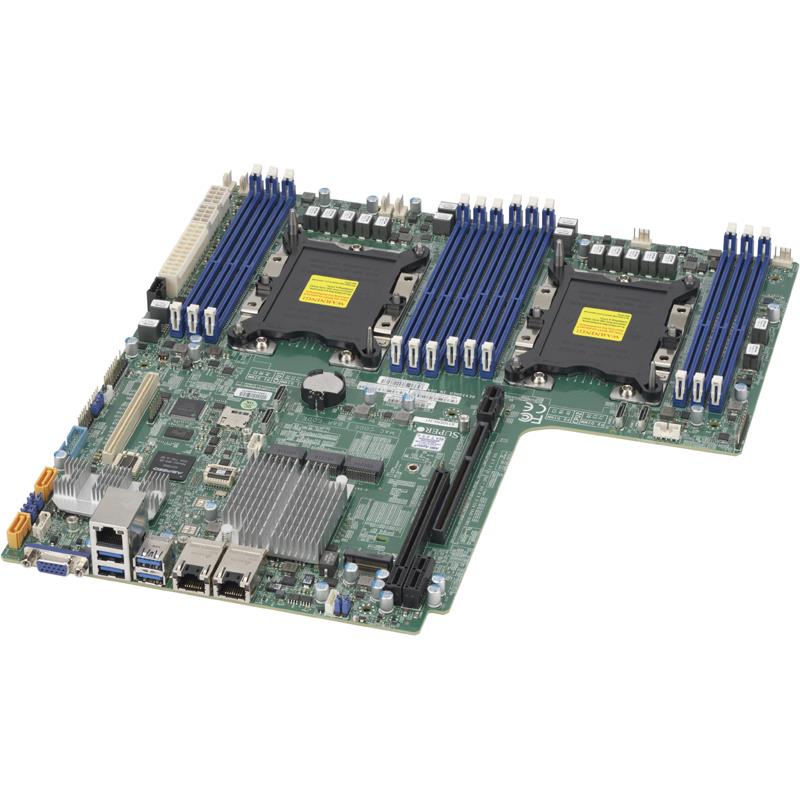 Barebone 1U Rackmount SuperServer, Dual Intel Xeon Scalable Processors Gen. 2, Intel C622 chipset, Up to 3TB DDR4 ECC 2933MHz memory, 10 Hot-swap 2.5in drive Bays, Dual 10GBase-T LAN ports