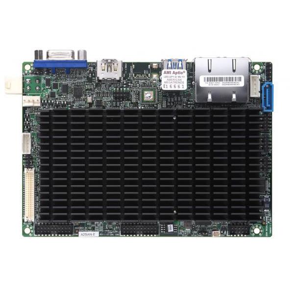 Barebone 3.5in SBC SuperServer, Single Intel Atom Processors, System-on-Chip, Up to 8GB DDR3L Non-ECC memory,  Dual GbE LAN ports