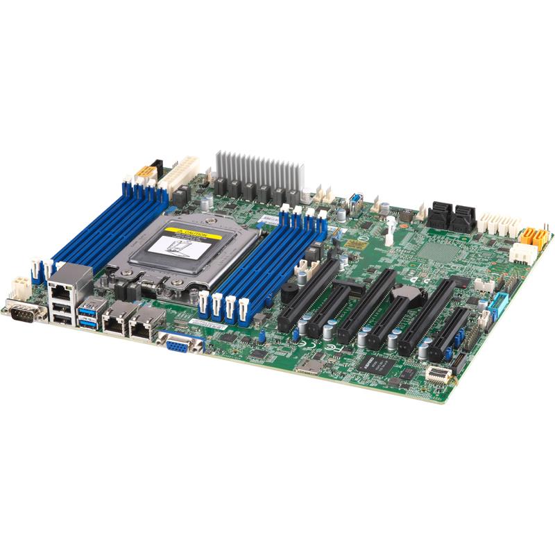 Supermicro H11SSL-I Motherboard ATX Socket SP3 Single AMD EPYC 7000, up to 1TB DDR4 Reg ECC 2666MHz memory in 8 DIMM slots, 16 SATA3, 1 M.2,  Dual Gigabit LAN ports, IPMI 2.0 + KVM, TPM 1.2