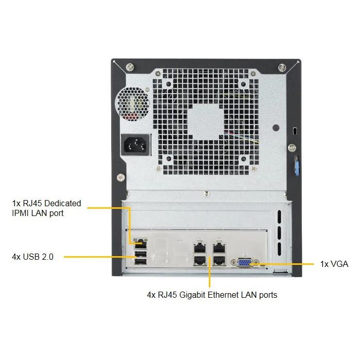 Supermicro SYS-5029A-2TN4 Compact Embedded Intel Processor Barebone