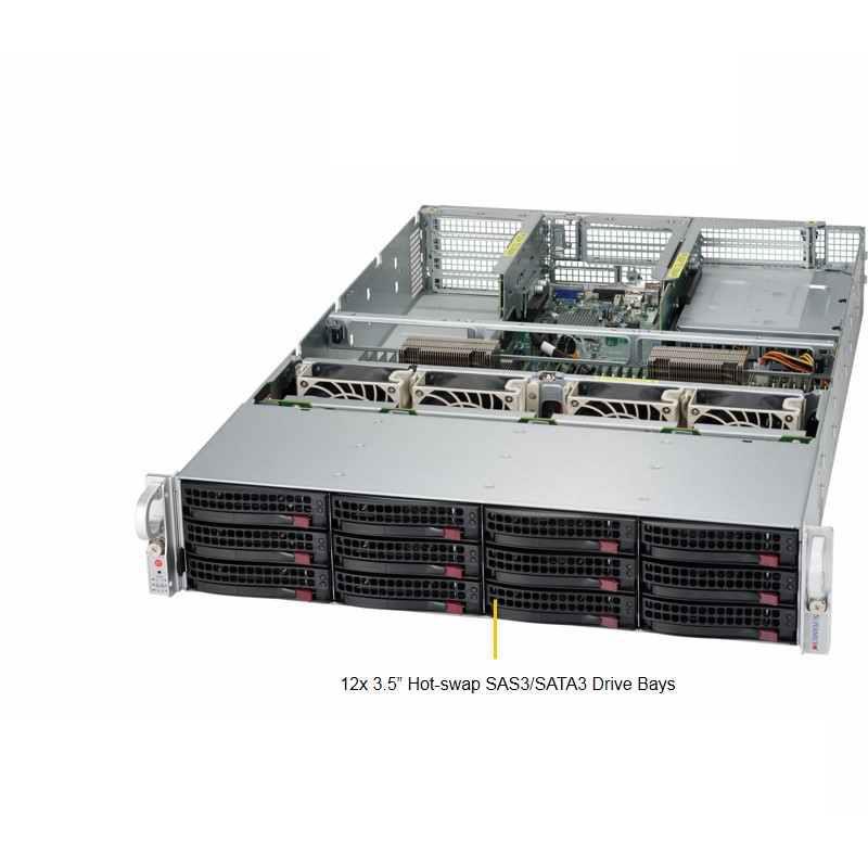 Supermicro SYS-6028U-TR4+ 2U Barebone Dual Intel Processor