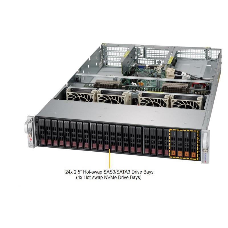 Supermicro SYS-2028U-TNRT+ 2U Barebone Dual Intel Processor