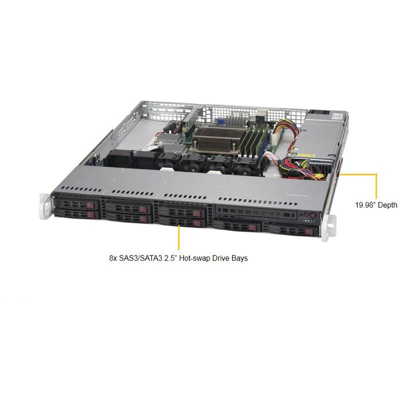 Supermicro SYS-1019S-MC0T 1U Barebone Single Intel Processor