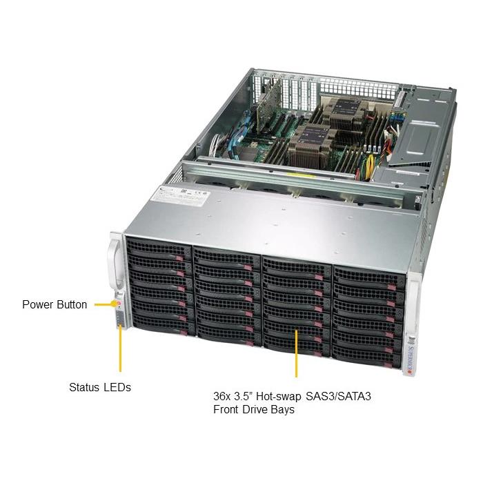 Supermicro SSG-6049P-E1CR36L 4U Storage Barebone Dual Processor