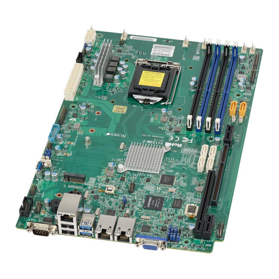 Supermicro X11SSW-F Motherboard Proprietary Single Socket H4 (LGA 1151) for Intel Xeon E3-1200 v5, Intel 6th Gen Core i3 series, Intel Celeron, Intel Pentium