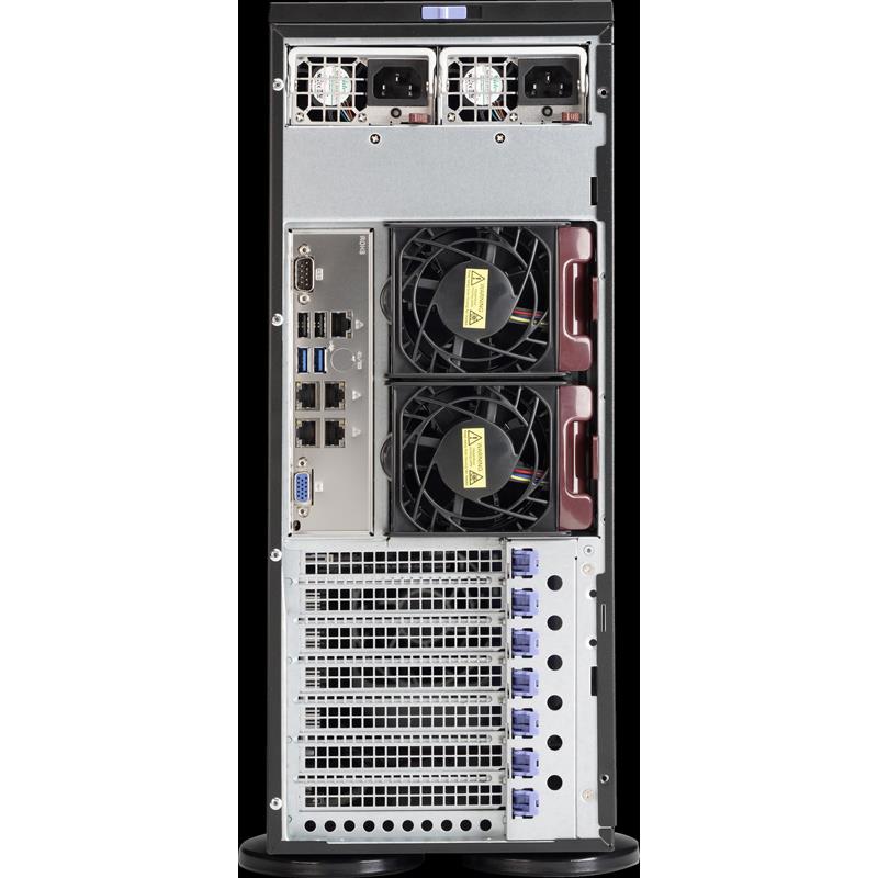 Server Barebone Tower / 4U for Dual Intel Xeon processor E5-2600 v4/v3 families