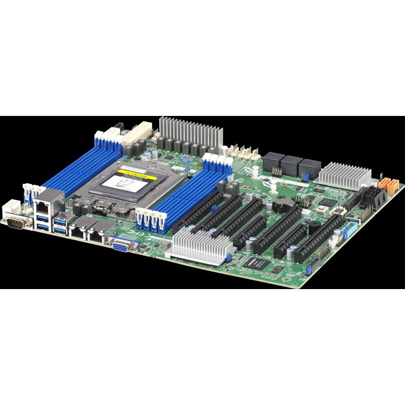 Supermicro H12SSL-CT Motherboard ATX Socket SP3 Single AMD EPYC 7002, up to 2TB DDR4 Reg ECC 3200MHz memory in 8 DIMM slots