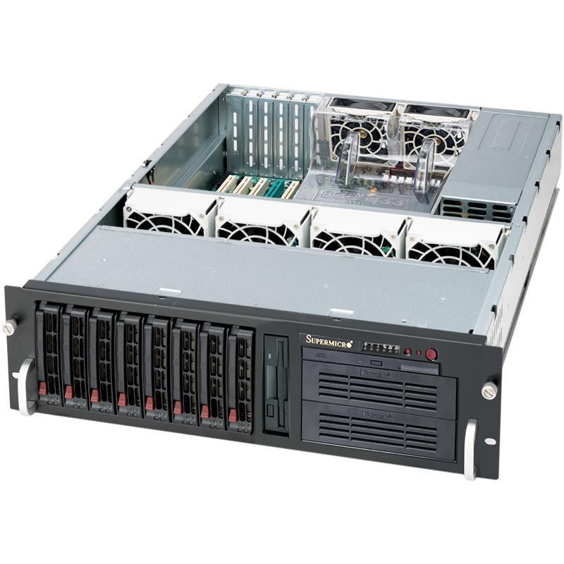 Supermicro CSE-833T-653B Server Chassis 3U Rackmount