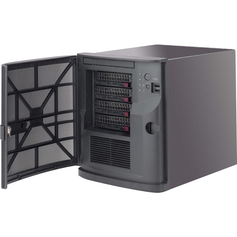 Supermicro CSE-721TQ-350B2 Mini-Tower Chassis w/ 350W Power Supply