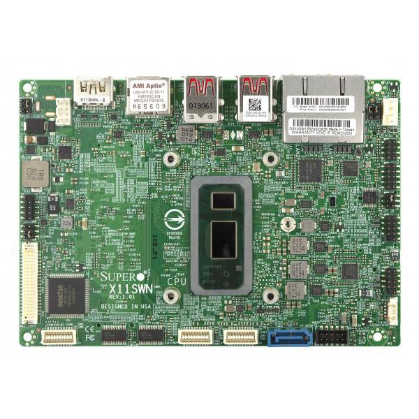 Supermicro SYS-E100-9W-IA-E 3.5in SBC Single Intel Core i5 8365UE Processor Up to 64GB SATA Single LAN with Intel I210IT