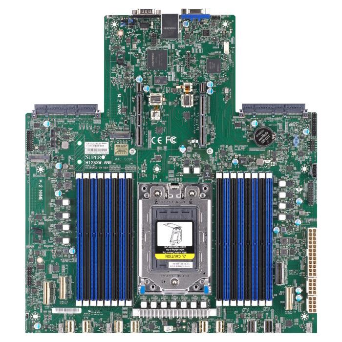 Supermicro AS-1114CS-TNR A+ 1U Barebone Single AMD EPYC 7002/7003 Series Processor Up to 4TB RDIMM NVMe, SAS3, SATA3 Network via AIOM