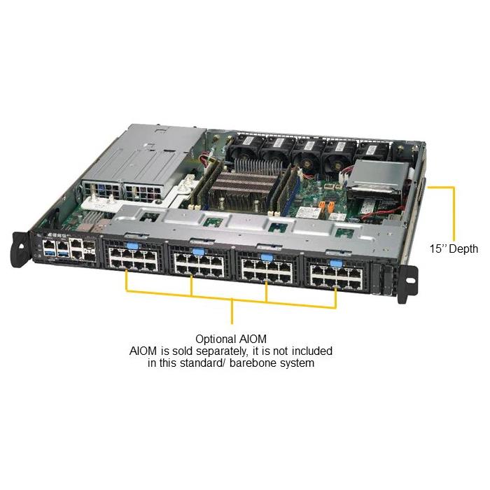 Supermicro SYS-1019D-FRN5TP Compact Embedded Intel Processor Barebone