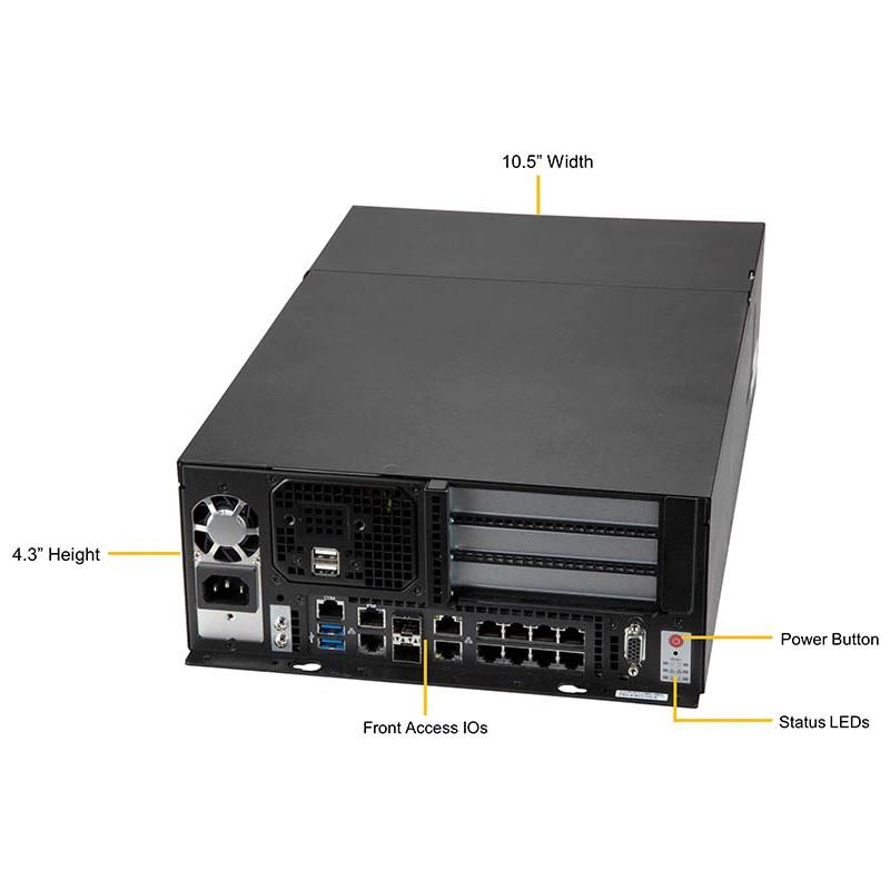 Supermicro SYS-E403-9D-14C-FN13TP Compact Embedded Intel Processor Barebone