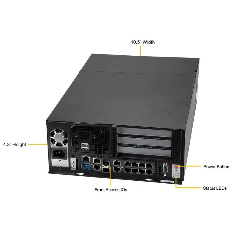 Supermicro SYS-E403-9D-4C-FN13TP Compact Embedded Intel Processor Barebone