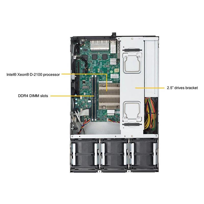 Supermicro SYS-E403-9D-4C-FN13TP Compact Embedded Intel Processor Barebone