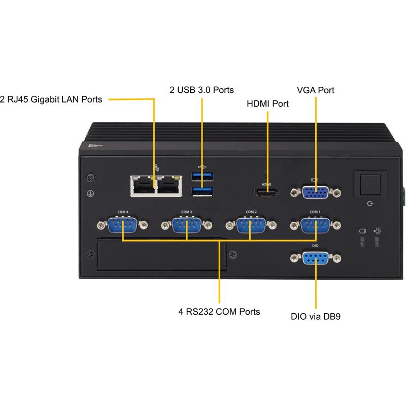 Supermicro SYS-E100-9AP-IA Compact Embedded Intel Processor Barebone