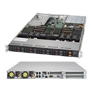 Server Barebone 1U for Dual Intel Xeon processor E5-2600 v4/v3 families, Supports up to 3TB DDR4 ECC LRDIMM, up to 2400MHz (24x 288-pin sockets) --- Complete System Only (Must Include HDD)