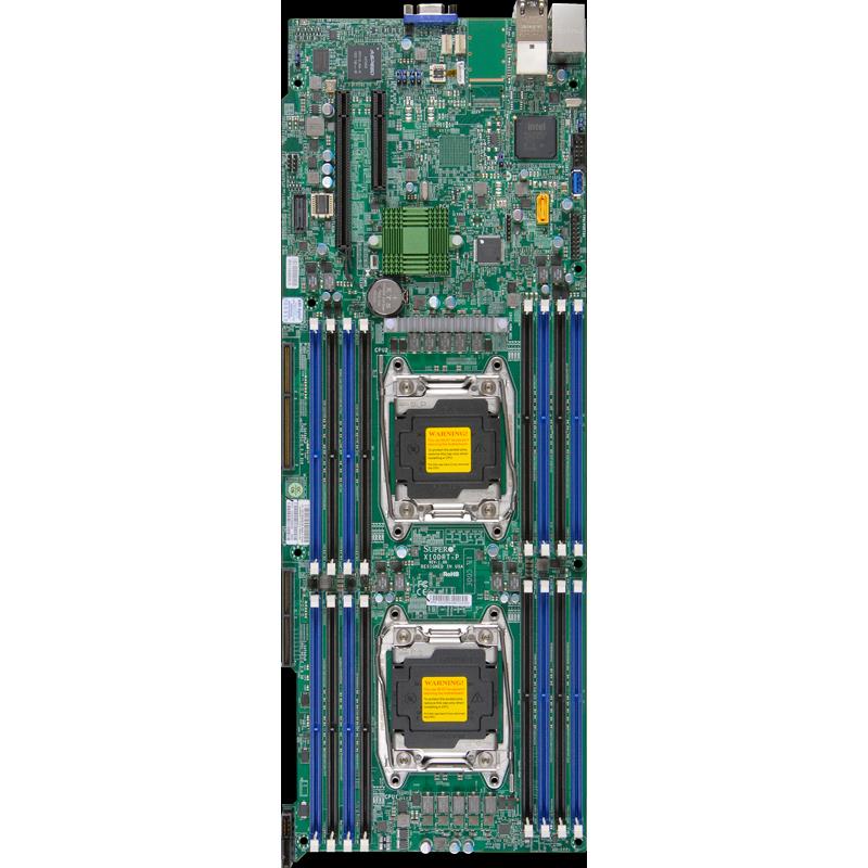 Barebone Server 2U TwinPro with Two Systems (Nodes) - Per Node : Dual Intel Xeon E5-2600 v4/v3 sockets