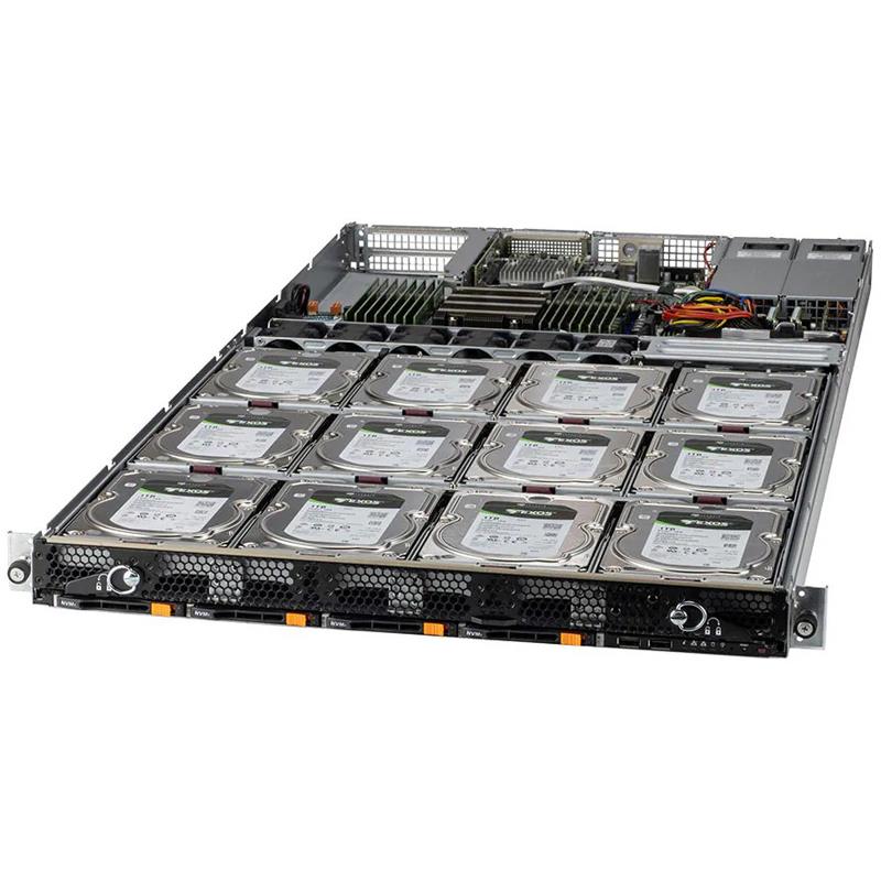 Supermicro ASG-1014S-ACR12N4H 1U Storage Barebone Single AMD EPYC 7003/7002 Series Processors