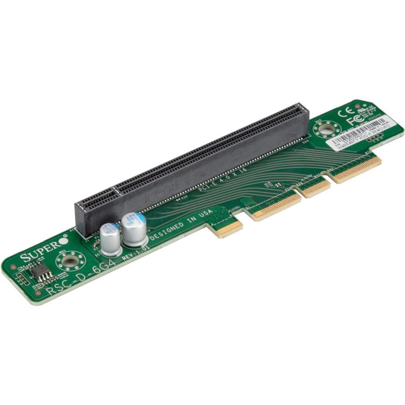 Supermicro RSC-D-6G4 1U Riser Card With 1x PCI Express 4.0 x16 For CloudDC SuperServer