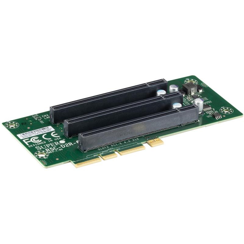 Supermicro RSC-D2R-666G4 2U Riser Card 3 x PCI Express 4.0 x16 Supports GPU and PHI
