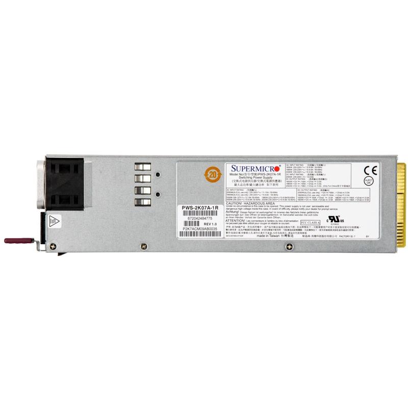 Supermicro PWS-2K07A-1R 1U 2000W Titanium DC Wide Power Supply