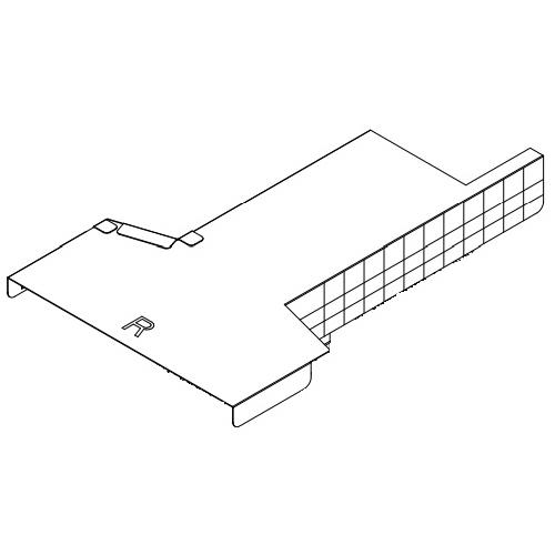 Supermicro MCP-310-11602-0B Mylar Air Shroud Support 1U Chassis SC116U with X11 24DIMM Right Side