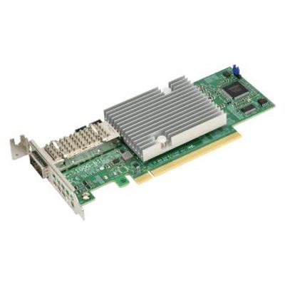Supermicro AOC-S100G-B1C Network Controller Compact Size Low-Profile QSFP28 Connector 100Gbps