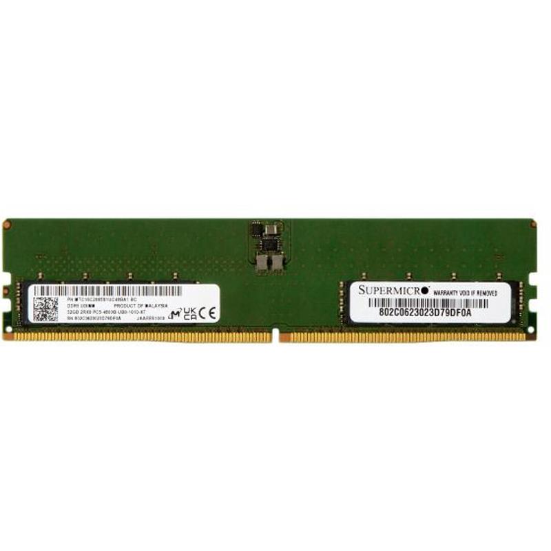 Micron MTC16C2085S1UC48BA1 Memory 32GB DDR5 4800MHz UDIMM MEM-DR532MD-UN48