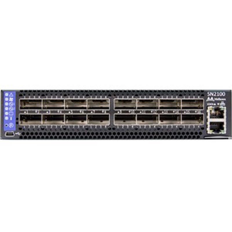 NVIDIA MSN2100-CB2FO 100GbE Open Ethernet Switch with ONIE Offers 16-QSFP28 Ports Reversible Airflow (Optional)