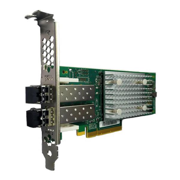 Supermicro AOC-QLE2742SR Fibre Channel Adapter Card Standard Low-profile Dual SFP+ Connector 32Gbps Data Rate