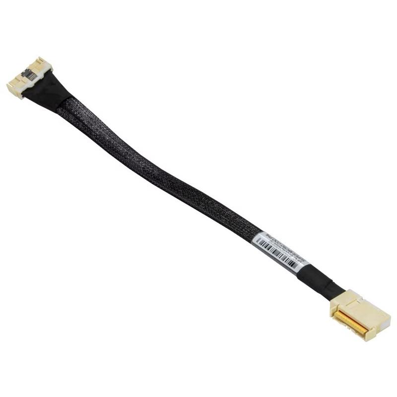 Supermicro CBL-MCIO-1228M5RE Cable For Internal Storage Applications MCIO x8 Straight to MCIO x8 Right Exit 11.02in (28CM)