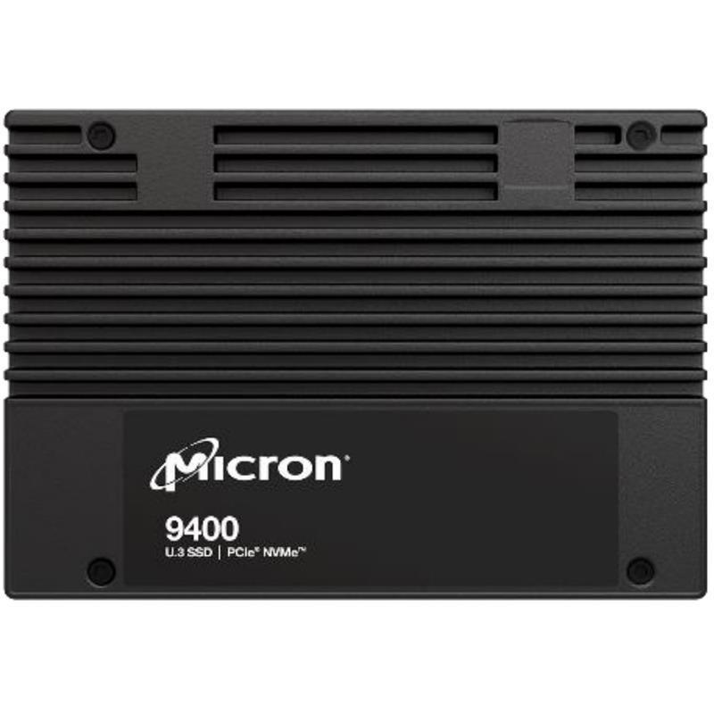 Micron MTFDKCC25T6TGJ-1BC1ZABYY Hard Drive 25.6TB SSD NVMe PCIe Gen4 U.3 15mm SED TLC 3DWPD - 9400 MAX Series