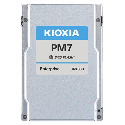 Kioxia KPM7XRUG3T84 Hard Drive 3.84TB SSD SAS 24Gb/s 2.5in x 15mm SIE TLC NAND 1DWPD - PM7-R Series