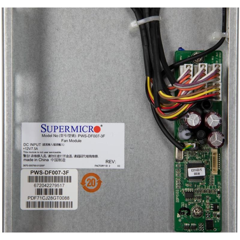 Supermicro PWS-DF007-3F Redundant Fan Tray Module Compatible With SuperBlade Server And B11DPT Motherboard